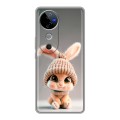 Дизайнерский силиконовый чехол для Vivo V40 5G Кролик