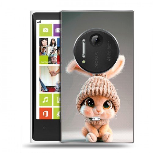 Дизайнерский силиконовый чехол для Nokia Lumia 1020 Кролик