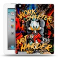 Дизайнерский пластиковый чехол для Ipad 2/3/4 Дональд Дак Деньги