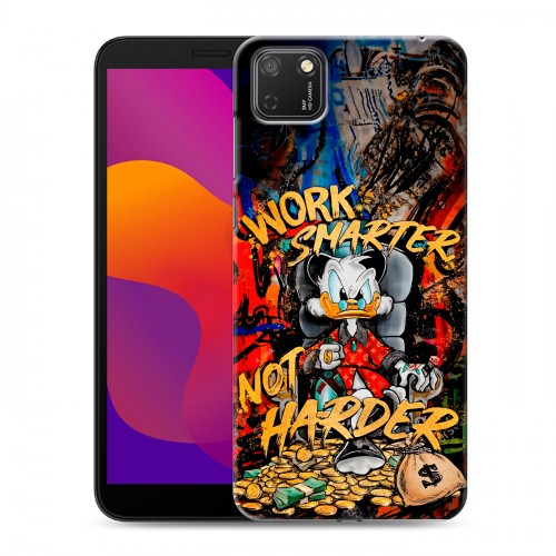 Дизайнерский силиконовый чехол для Huawei Honor 9S Дональд Дак Деньги