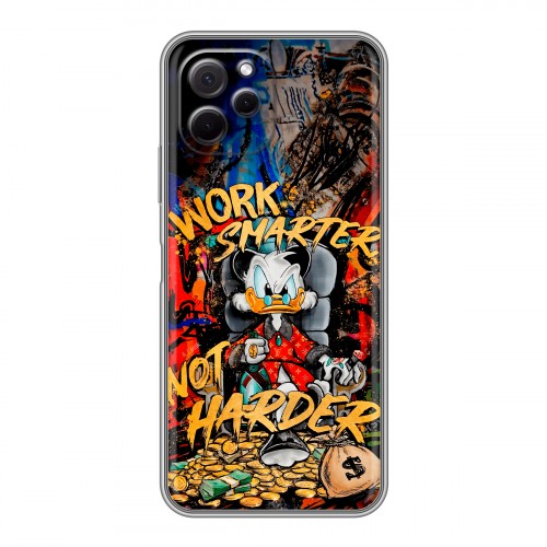 Дизайнерский пластиковый чехол для Huawei Nova Y61 Дональд Дак Деньги