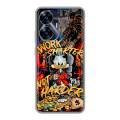 Дизайнерский силиконовый с усиленными углами чехол для Realme C55 Дональд Дак Деньги