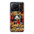 Дизайнерский силиконовый чехол для Xiaomi 13T Дональд Дак Деньги