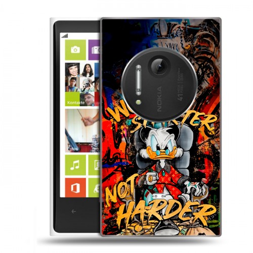 Дизайнерский силиконовый чехол для Nokia Lumia 1020 Дональд Дак Деньги