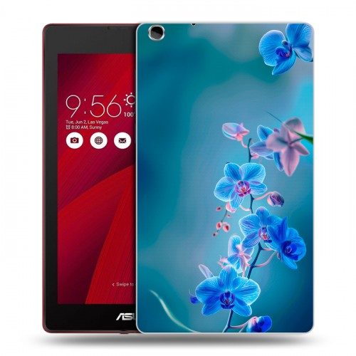 Дизайнерский силиконовый чехол для ASUS ZenPad C 7.0 Голубые цветы