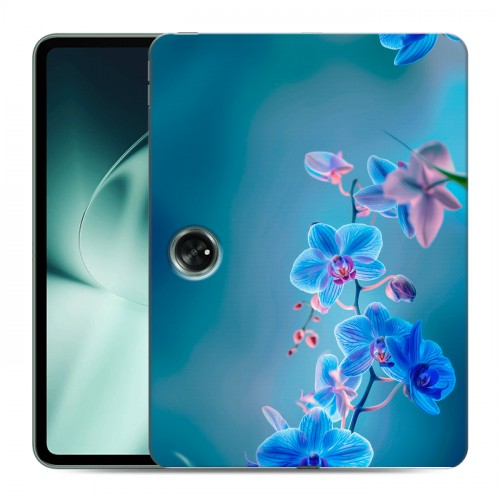 Дизайнерский силиконовый чехол для OnePlus Pad Голубые цветы