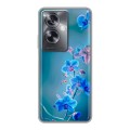 Дизайнерский силиконовый чехол для OnePlus Nord N30 SE 5G Голубые цветы