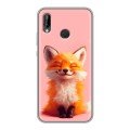 Дизайнерский силиконовый чехол для Huawei P20 Lite милая лиса