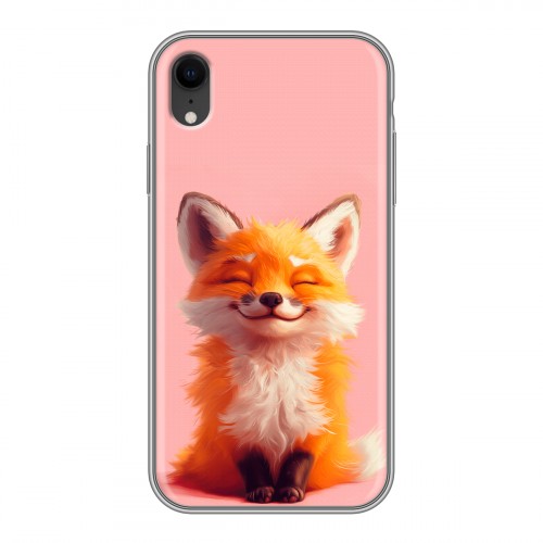 Дизайнерский силиконовый чехол для Iphone Xr милая лиса