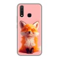 Дизайнерский силиконовый чехол для Vivo Y19 милая лиса