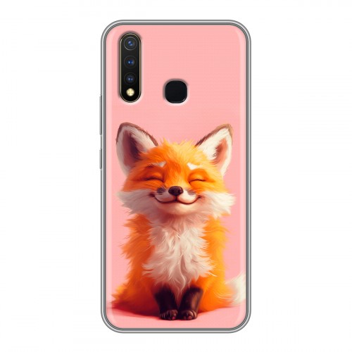 Дизайнерский силиконовый чехол для Vivo Y19 милая лиса