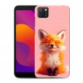 Дизайнерский силиконовый чехол для Huawei Honor 9S милая лиса