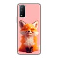 Дизайнерский силиконовый чехол для Vivo Y20 милая лиса