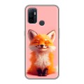 Дизайнерский силиконовый чехол для OPPO A53 милая лиса