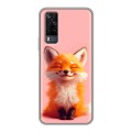 Дизайнерский силиконовый чехол для Vivo Y31 милая лиса