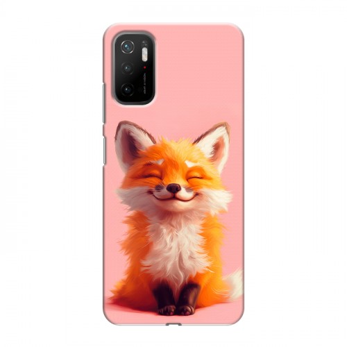 Дизайнерский силиконовый чехол для Xiaomi Poco M3 Pro милая лиса