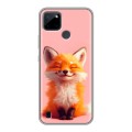 Дизайнерский силиконовый чехол для Realme C21Y милая лиса