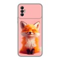 Дизайнерский силиконовый чехол для Tecno Spark 8P милая лиса