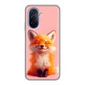 Дизайнерский силиконовый чехол для Huawei Nova Y70 милая лиса