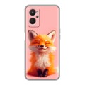Дизайнерский силиконовый с усиленными углами чехол для OPPO A96 милая лиса