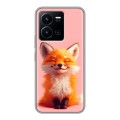 Дизайнерский силиконовый чехол для Vivo Y35 милая лиса