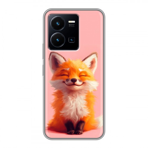 Дизайнерский силиконовый чехол для Vivo Y35 милая лиса