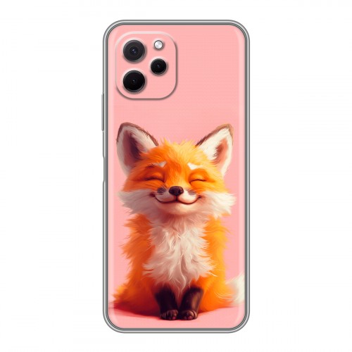 Дизайнерский пластиковый чехол для Huawei Nova Y61 милая лиса