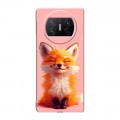 Дизайнерский пластиковый чехол для Huawei Mate X3 милая лиса
