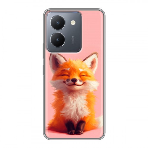 Дизайнерский силиконовый чехол для Vivo Y36 милая лиса