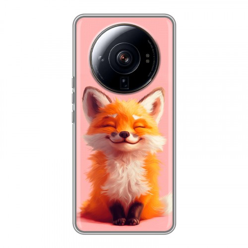 Дизайнерский силиконовый чехол для Xiaomi 12S Ultra милая лиса