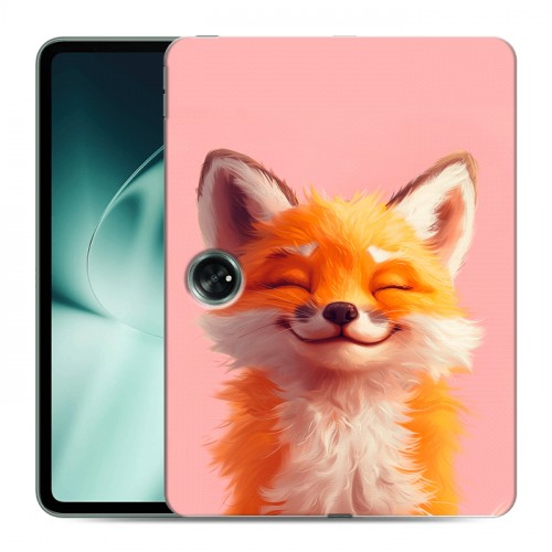 Дизайнерский силиконовый чехол для OnePlus Pad милая лиса