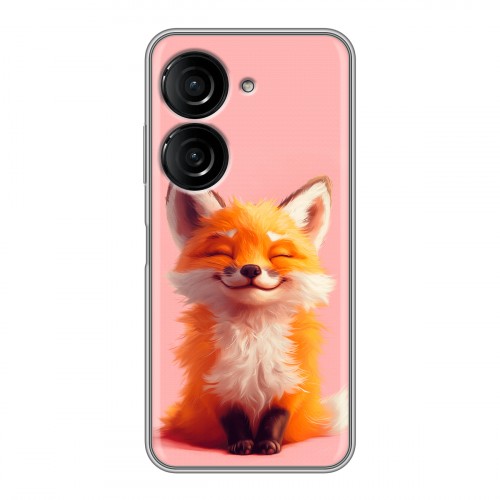Дизайнерский силиконовый чехол для ASUS ZenFone 9 милая лиса