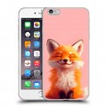 Дизайнерский силиконовый чехол для Iphone 6 Plus/6s Plus милая лиса