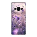 Дизайнерский силиконовый чехол для Xiaomi RedMi A3 бабочки и лаванда