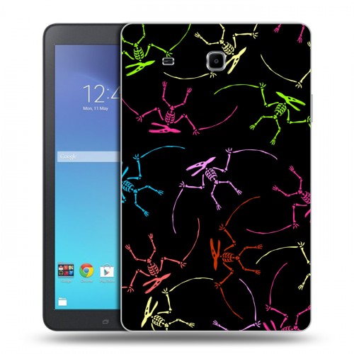 Дизайнерский силиконовый чехол для Samsung Galaxy Tab E 9.6 Узоры динозавров