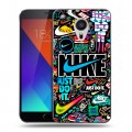 Дизайнерский пластиковый чехол для Meizu MX5 найк nike черный