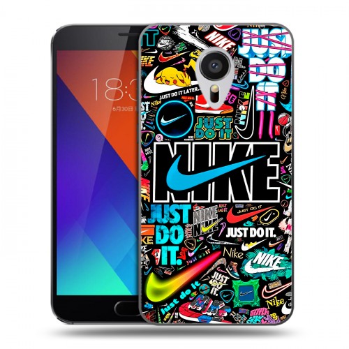 Дизайнерский пластиковый чехол для Meizu MX5 найк nike черный