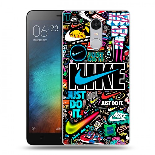 Дизайнерский пластиковый чехол для Xiaomi RedMi Pro найк nike черный