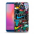 Дизайнерский пластиковый чехол для Huawei Honor View 10 найк nike черный