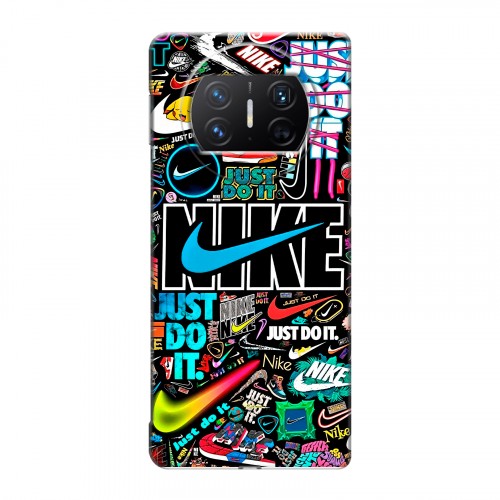 Дизайнерский пластиковый чехол для Huawei Mate X3 найк nike черный