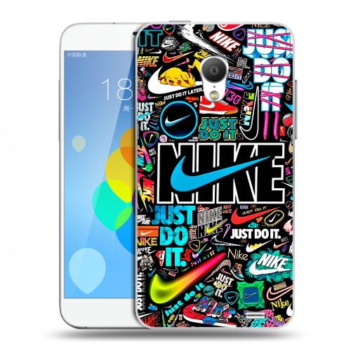 Дизайнерский пластиковый чехол для  Meizu MX3 найк nike черный