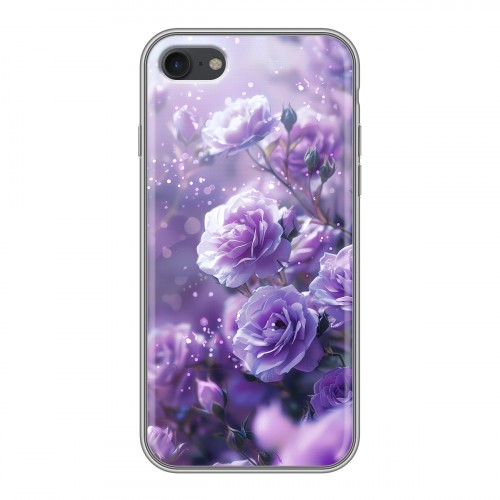 Дизайнерский силиконовый чехол для Iphone 7 Розы цветы