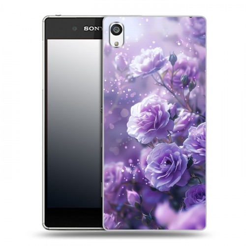 Дизайнерский пластиковый чехол для Sony Xperia E5 Розы цветы