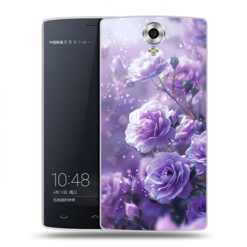 Дизайнерский силиконовый чехол для Homtom HT7 Розы цветы