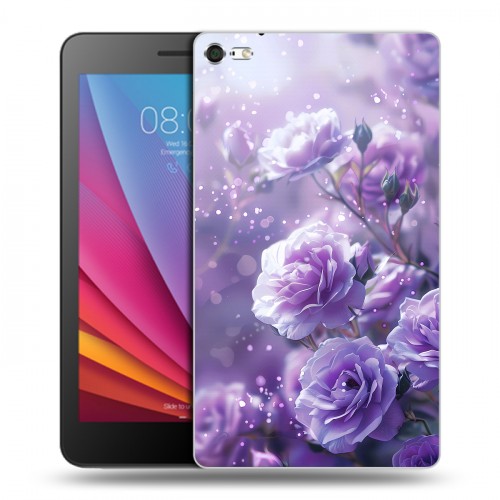 Дизайнерский силиконовый чехол для Huawei MediaPad T2 7.0 Pro Розы цветы