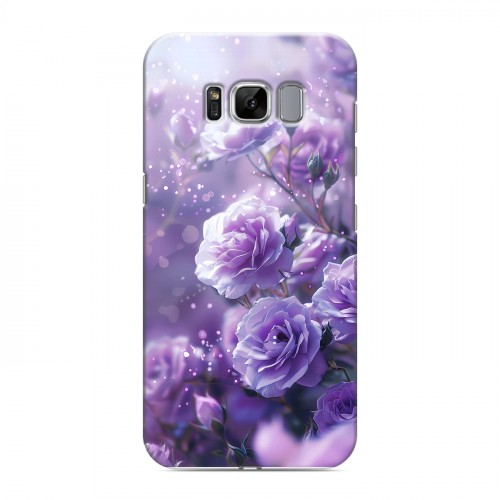 Дизайнерский силиконовый чехол для Samsung Galaxy S8 Розы цветы