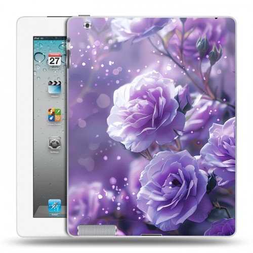 Дизайнерский пластиковый чехол для Ipad 2/3/4 Розы цветы
