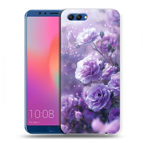 Дизайнерский пластиковый чехол для Huawei Honor View 10 Розы цветы