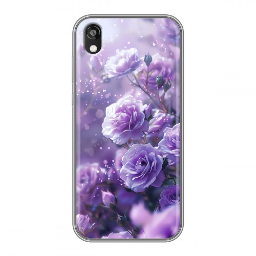 Дизайнерский силиконовый чехол для Huawei Honor 8s Розы цветы