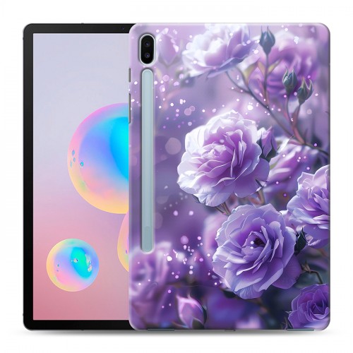 Дизайнерский силиконовый чехол для Samsung Galaxy Tab S6 Розы цветы